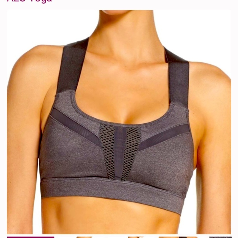 Alo sports bra S 78$ activewear yoga spring winter workout designer logo casual